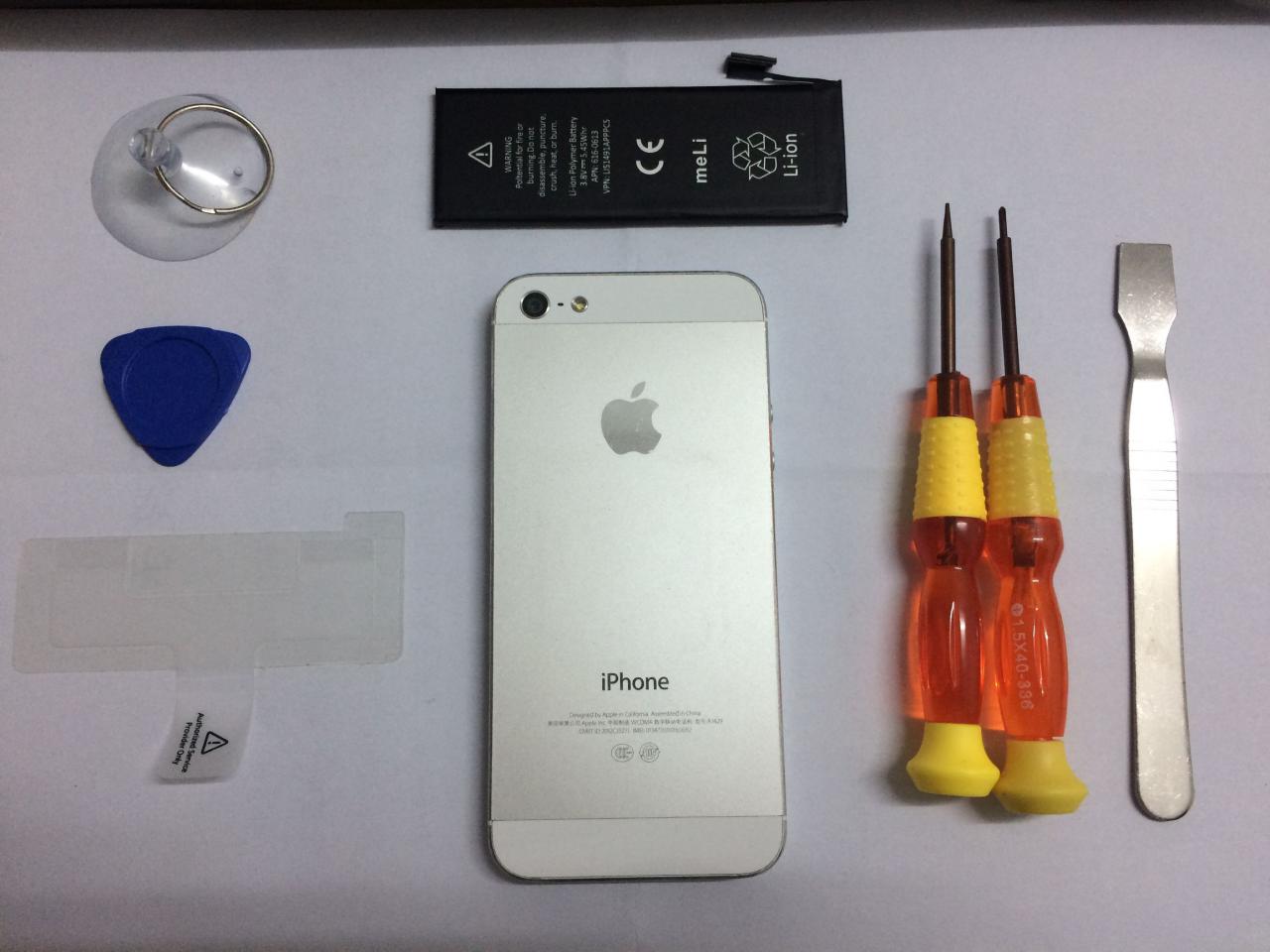 iphone5更换电池实拍