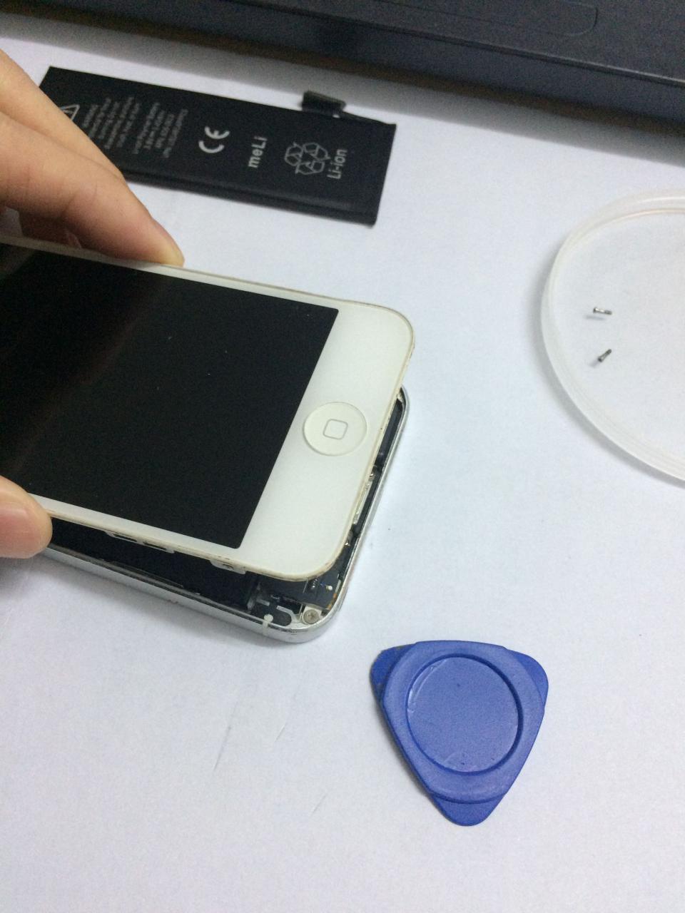 iphone5更换电池实拍